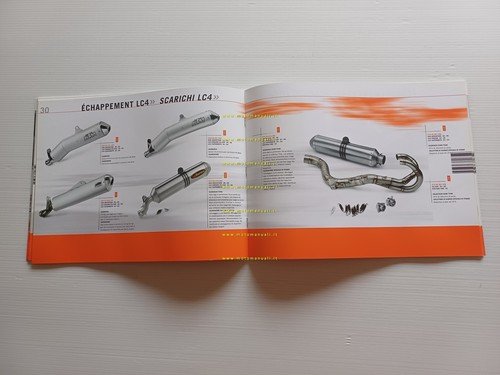 KTM catalogo parti speciali strada 2006 depliant italiano francese originale