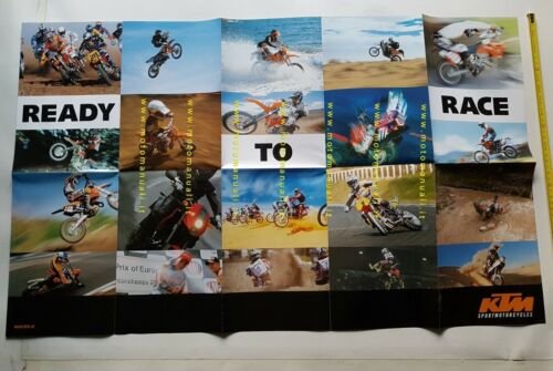 KTM catalogo produzione modelli 2002 depliant italiano originale moto