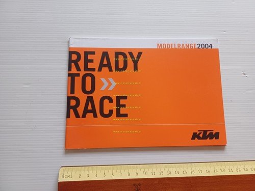 KTM catalogo produzione modelli 2004 depliant italiano francese originale
