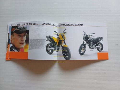 KTM catalogo produzione modelli 2004 depliant italiano francese originale