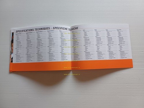 KTM catalogo produzione modelli 2004 depliant italiano francese originale