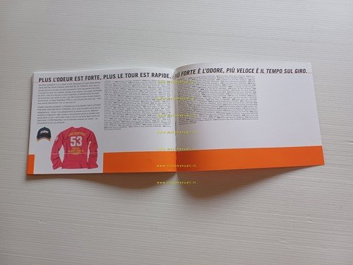 KTM catalogo produzione modelli 2004 depliant italiano francese originale