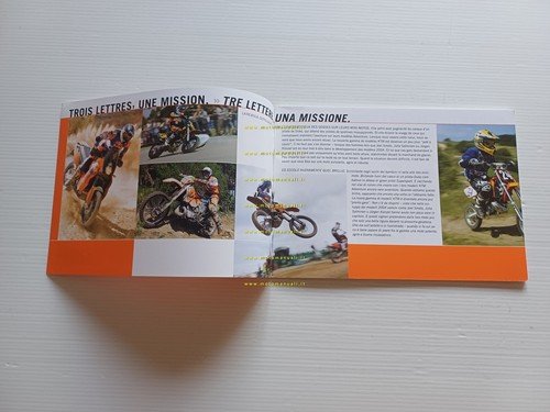 KTM catalogo produzione modelli 2004 depliant italiano francese originale