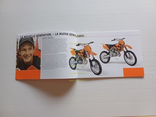 KTM catalogo produzione modelli 2004 depliant italiano francese originale