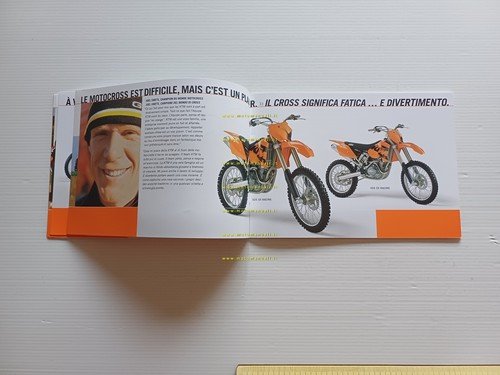 KTM catalogo produzione modelli 2004 depliant italiano francese originale