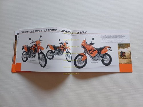 KTM catalogo produzione modelli 2004 depliant italiano francese originale