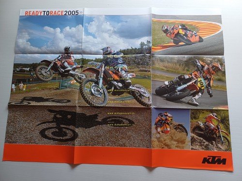 KTM catalogo produzione modelli 2005 depliant poster originale