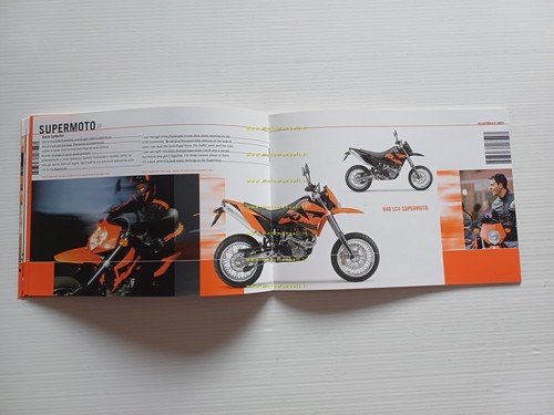 KTM catalogo produzione modelli 2006 depliant italiano inglese originale