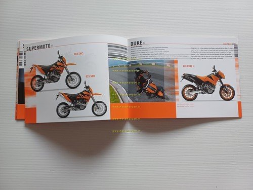 KTM catalogo produzione modelli 2006 depliant italiano inglese originale