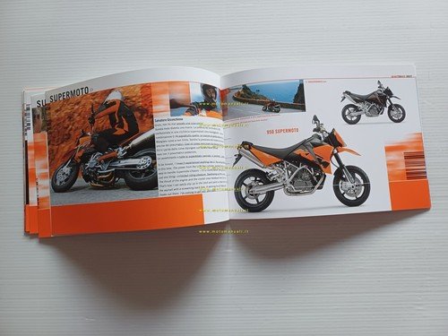 KTM catalogo produzione modelli 2006 depliant italiano inglese originale