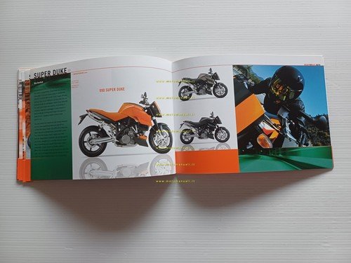 KTM catalogo produzione modelli 2006 depliant italiano inglese originale