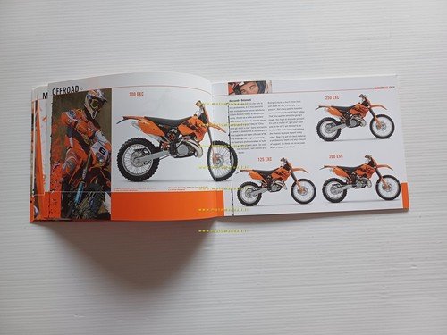 KTM catalogo produzione modelli 2006 depliant italiano inglese originale