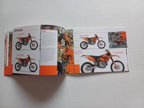 KTM catalogo produzione modelli 2006 depliant italiano inglese originale