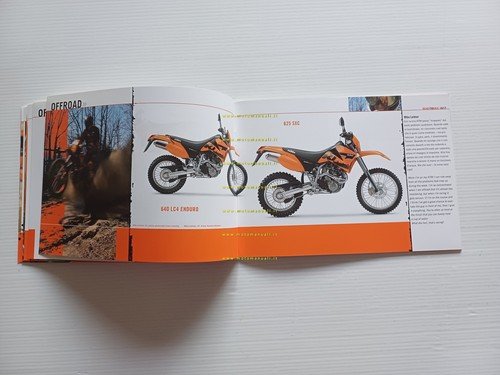 KTM catalogo produzione modelli 2006 depliant italiano inglese originale