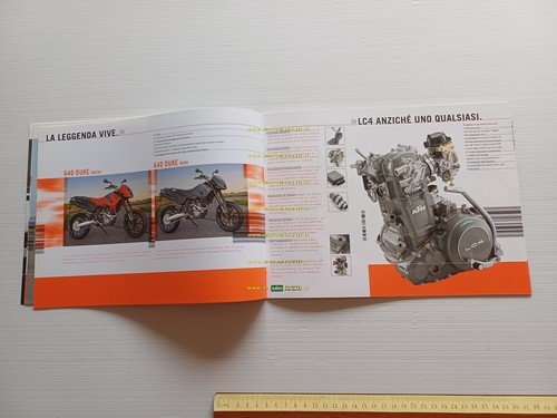 KTM catalogo produzione modelli strada 2005 depliant italiano originale