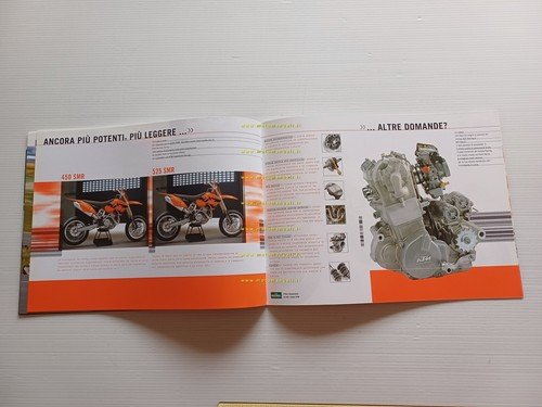 KTM catalogo produzione modelli strada 2005 depliant italiano originale