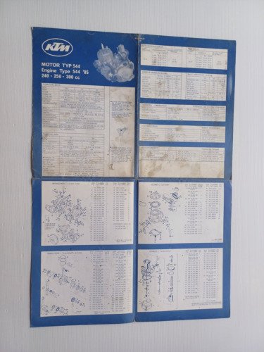 KTM catalogo ricambi MOTORE TYP 544 240 - 250 - …