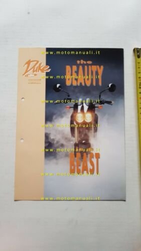 KTM Duke 400 - 620 second Edition 1997 depliant INGLESE …