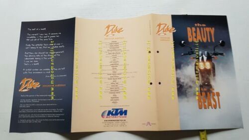 KTM Duke 400 - 620 second Edition 1997 depliant INGLESE …