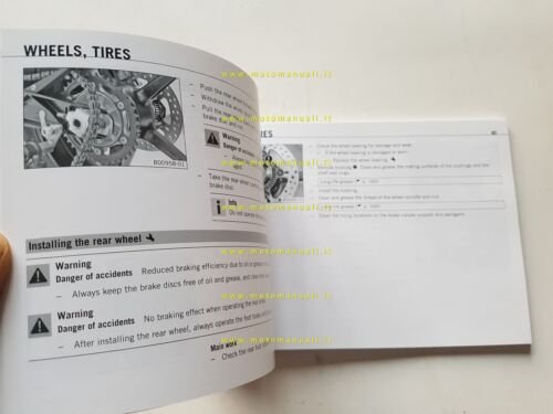 KTM Duke 690 2012 manuale uso manutenzione libretto originale inglese
