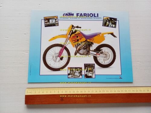 KTM Farioli EXC 50 1994 depliant ITALIANO moto originale brochure