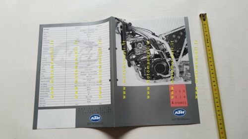 KTM modelli 4T Cross Enduro 1988 depliant moto inglese originale …