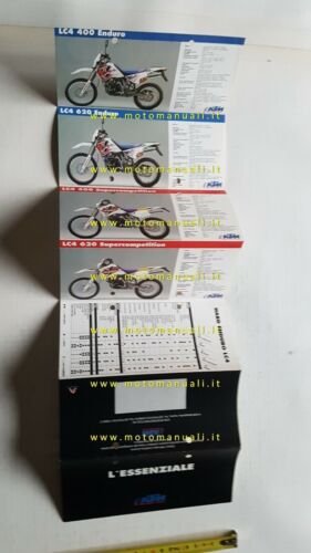 KTM modelli Cross Enduro 1994 depliant moto italiano originale brochure