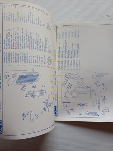 KTM MOTORE 125 LC2 1996 catalogo ricambi - dati tecnici …