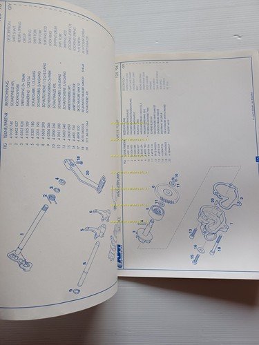 KTM MOTORE 125 LC2 1996 catalogo ricambi - dati tecnici …