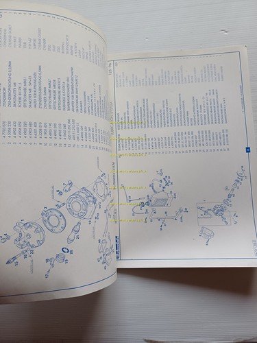 KTM MOTORE 125 LC2 1996 catalogo ricambi - dati tecnici …
