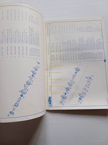 KTM MOTORE 250 - 300 - 360 TVC 1997 catalogo …