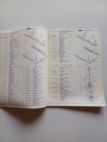 KTM MOTORE 250 - 300 TVC 1993 catalogo ricambi - …