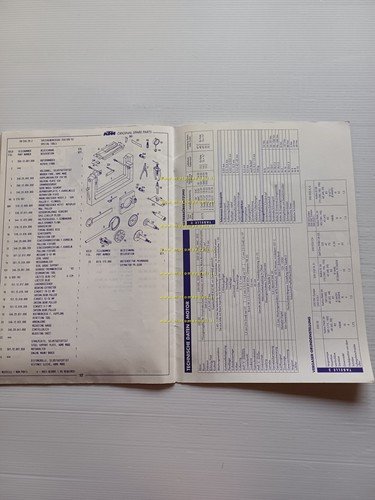 KTM MOTORE 250 - 300 TVC 1993 catalogo ricambi - …