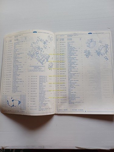 KTM MOTORE 250 -300 TVC 1994 catalogo ricambi - dati …
