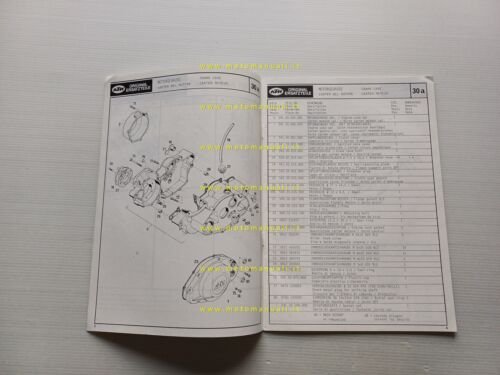 KTM motore 250\II 1980 catalogo ricambi originale Spare Part List