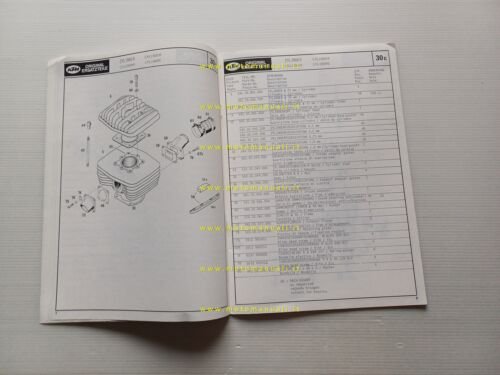 KTM motore 250\II 1980 catalogo ricambi originale Spare Part List