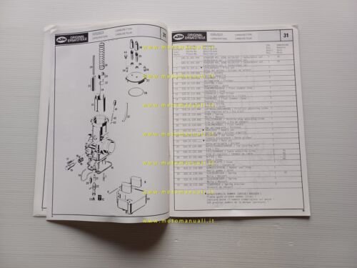 KTM motore 250\II 1980 catalogo ricambi originale Spare Part List