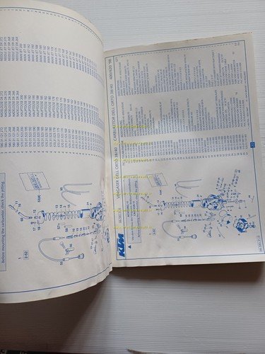 KTM MOTORE 400 - 620 LC4 SX-SC-EGS 1998 catalogo ricambi …