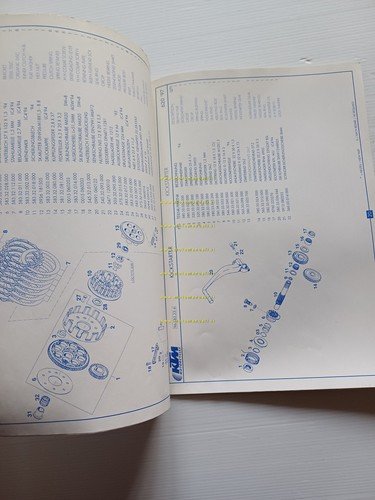 KTM MOTORE 620 LC4 1997 catalogo ricambi - dati tecnici …