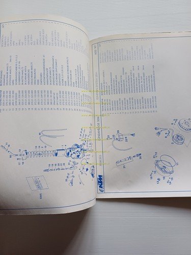 KTM MOTORE 620 LC4 1997 catalogo ricambi - dati tecnici …