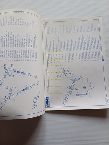 KTM MOTORE 620 LC4 1997 catalogo ricambi - dati tecnici …