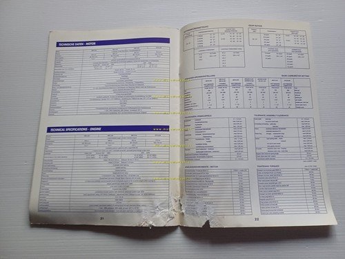 KTM MOTORE LC4 350-400-600-612 1993 catalogo ricambi - dati tecnici …