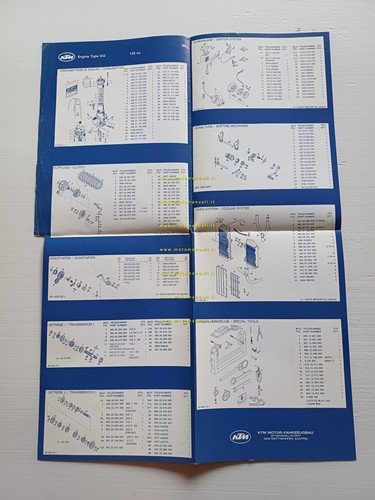 KTM MOTORE TYP 502 125 1990 catalogo ricambi - dati …