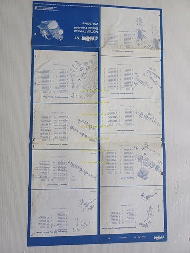 KTM MOTORE TYP 546 250 - 300 1991 catalogo ricambi …