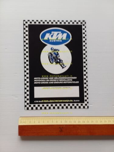 KTM produzione 1973 modelli cross regolarità depliant italiano originale