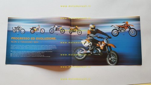 KTM produzione modelli 2 tempi Cross- Enduro 1998 depliant italiano …