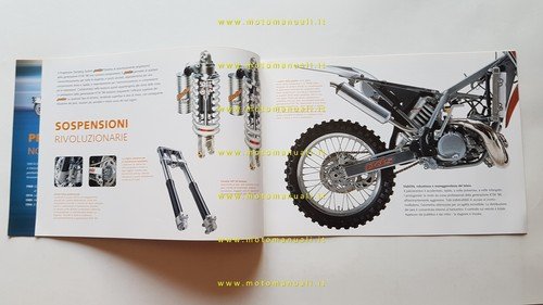 KTM produzione modelli 2 tempi Cross- Enduro 1998 depliant italiano …