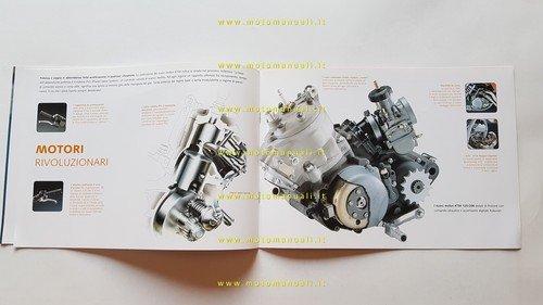 KTM produzione modelli 2 tempi Cross- Enduro 1998 depliant italiano …