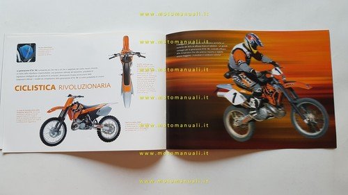 KTM produzione modelli 2 tempi Cross- Enduro 1998 depliant italiano …