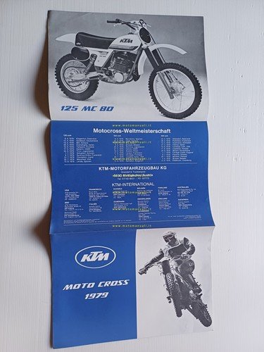 KTM produzione modelli cross 420 - 250 - 125 1979 …